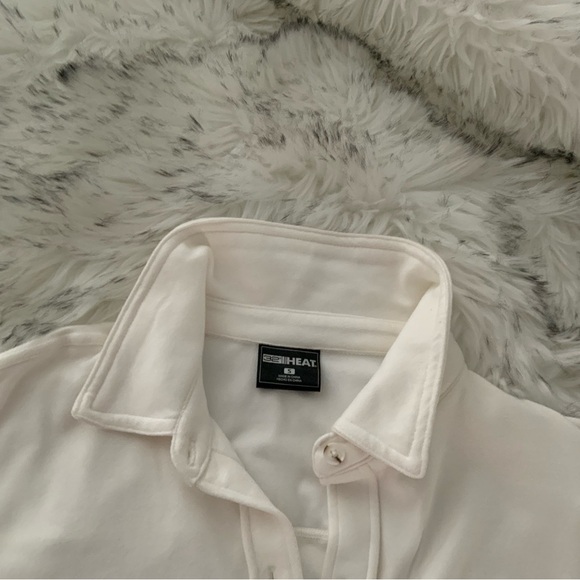32 Degrees White Casual Button Down Shirt - Picture 3 of 4